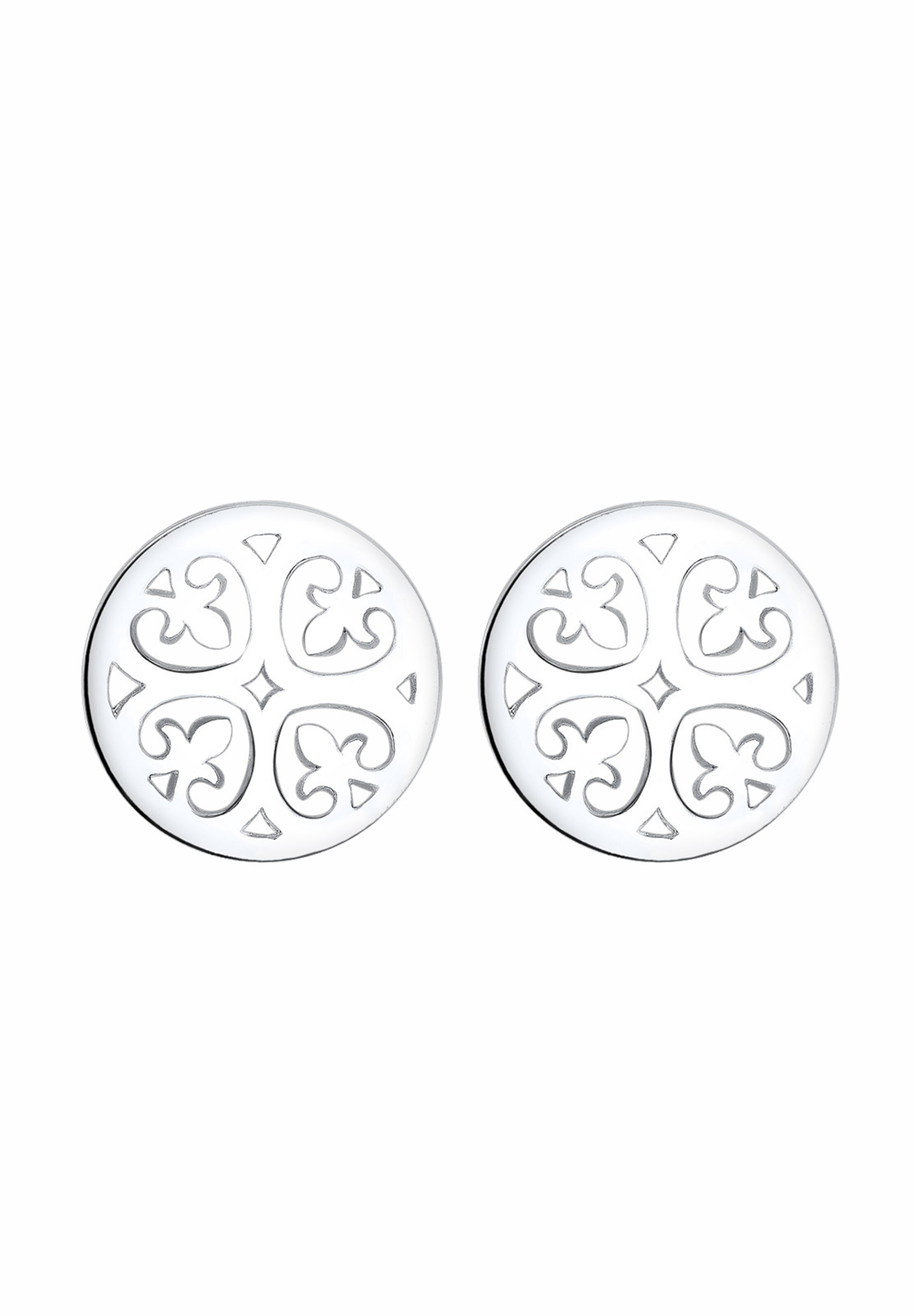 ELLI Earrings 'Ornament' in Silver
