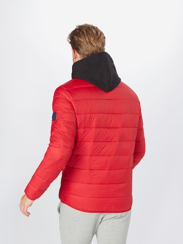 Coupe regular Veste mi-saison 'Magic' JACK & JONES en rouge