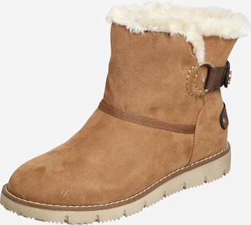 TOM TAILOR Snow Boots in Brown: front