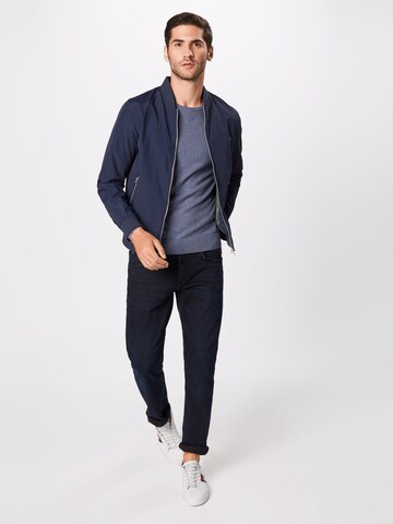TOM TAILOR Regular Fit Pullover i blå