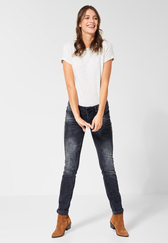 STREET ONE Skinny Denim 'Crissi' in Grau