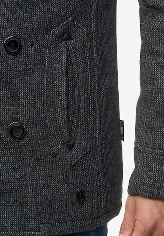 INDICODE JEANS Tussenjas 'Cliff Jacke' in Zwart