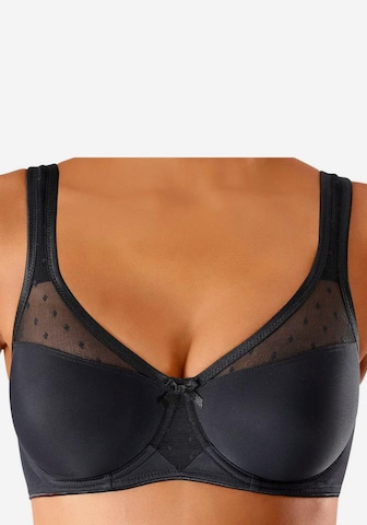 NUANCE Minimiser Bra in Black: front