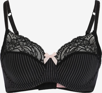 T-shirt Reggiseno 'Adalyn' di Hunkemöller in nero: frontale