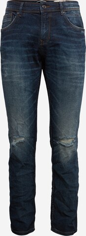 Coupe slim Jean TOM TAILOR DENIM en bleu : devant