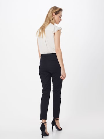 Regular Pantaloni eleganți de la Banana Republic pe negru: spate