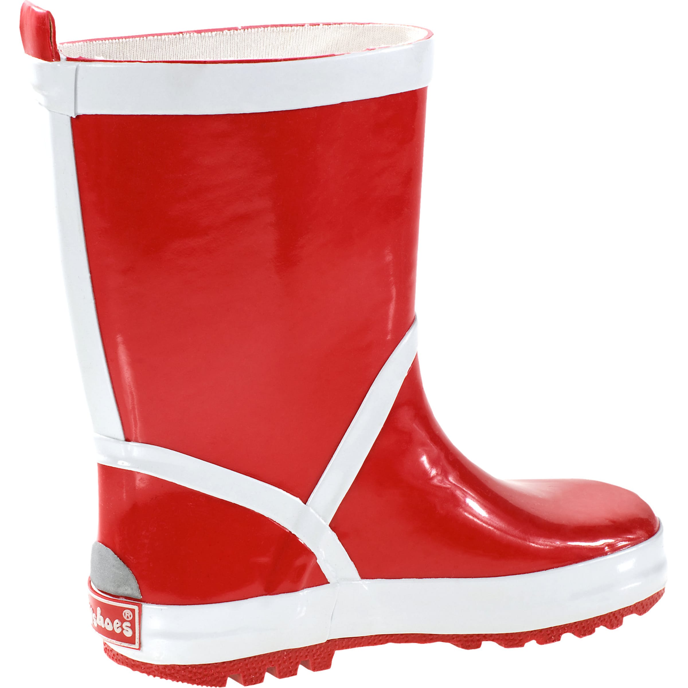 Stivale di gomma di PLAYSHOES in rosso