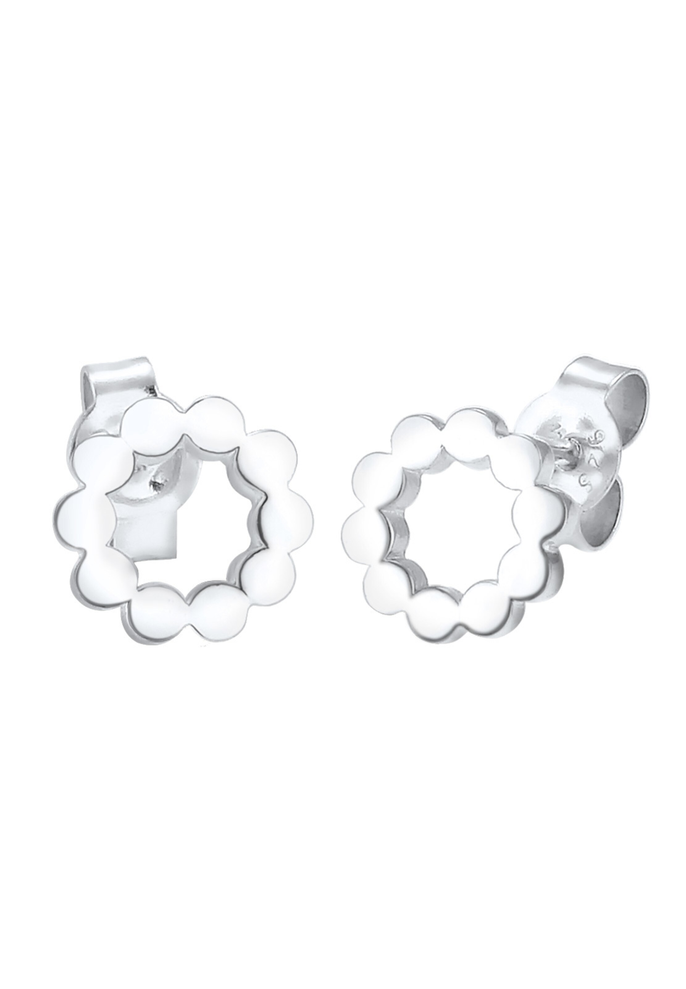 ELLI Earrings 'Kreis' in Silver