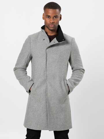 Manteau mi-saison 'Oskar' Only & Sons en gris : devant