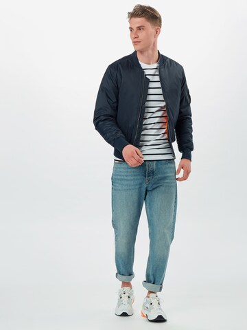 TOMMY HILFIGER Slim fit Μπλουζάκι σε μπλε