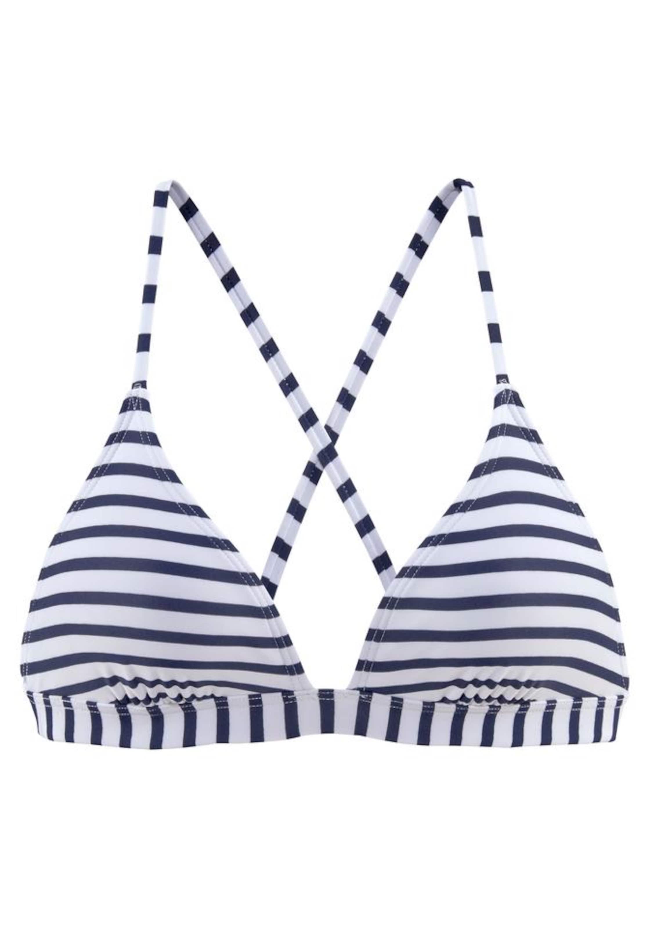 VENICE BEACH Triangel Bikinitop in Blau: Vorderseite