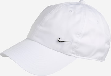 Nike Sportswear Cap in White: front