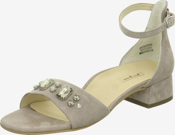 Paul Green Sandals in Beige: front