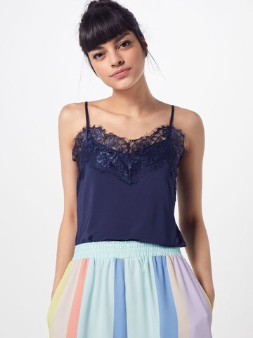 Haut 'CLARA' SOAKED IN LUXURY en bleu : devant