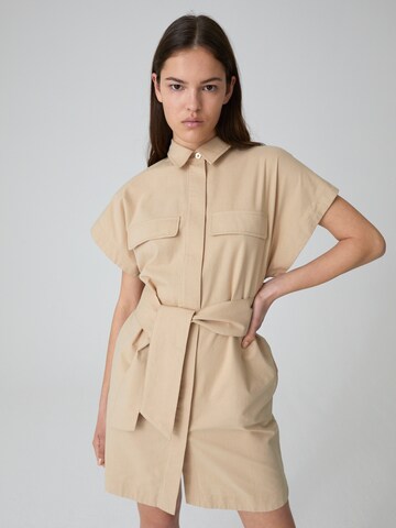 EDITED Kleid 'Brenda' in Beige: Vorderseite