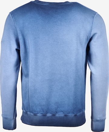 TOP GUN Sweatshirt 'Smoking Monkey' in Blue