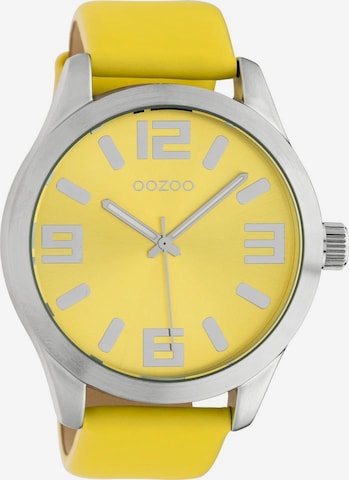 OOZOO Analog Watch in Yellow: front