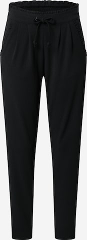 JDY Regular Pleat-Front Pants 'Catia' in Black: front