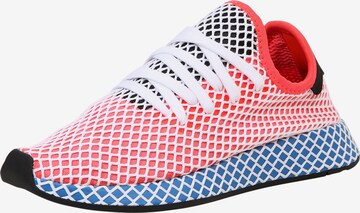 Baskets basses 'DEERUPT RUNNER' ADIDAS ORIGINALS en rouge : devant