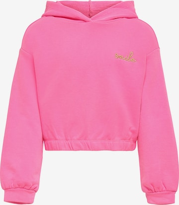 Sweat-shirt 'Konnea' KIDS ONLY en rose : devant