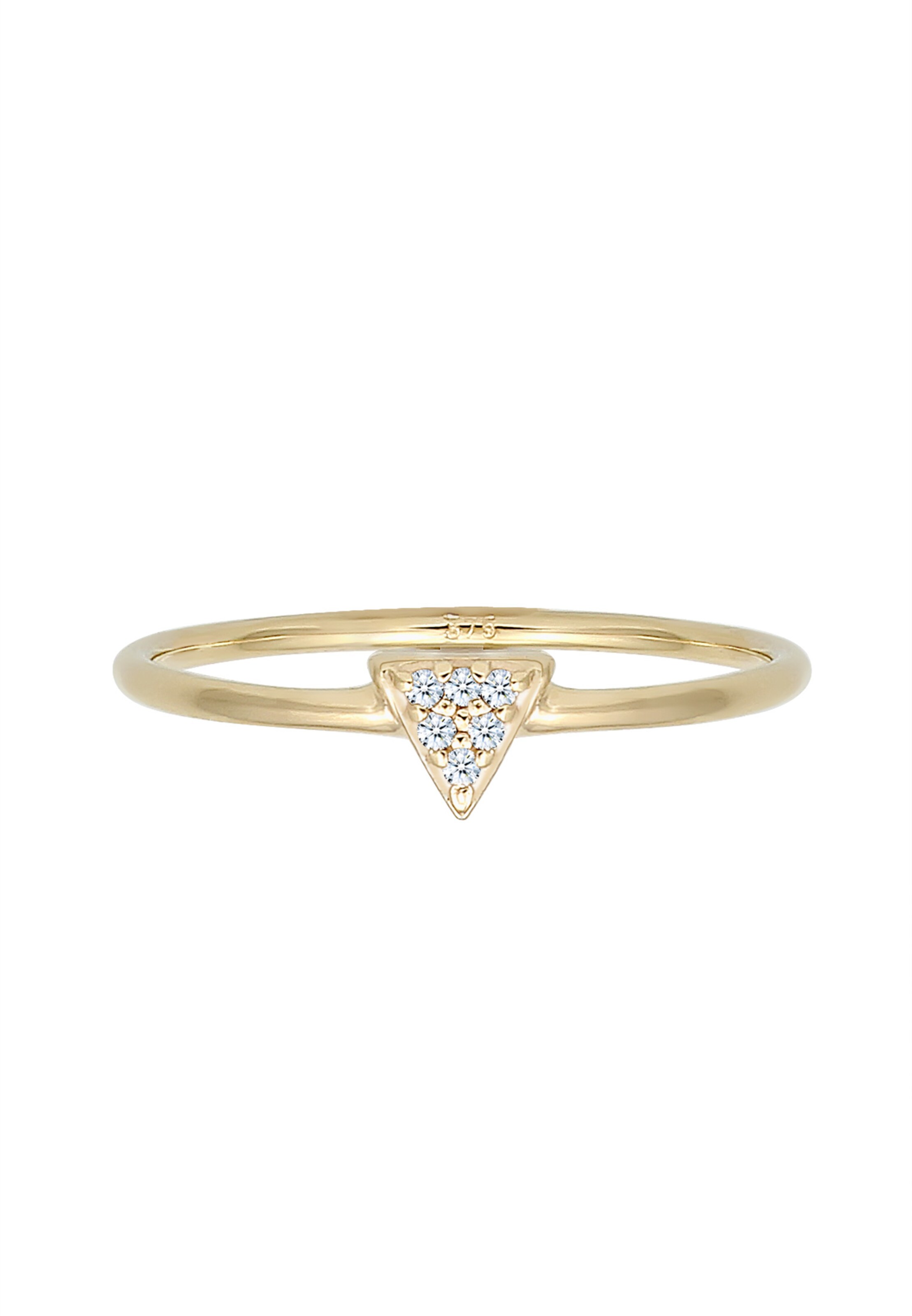 Bague 'Dreieck' ELLI PREMIUM en or