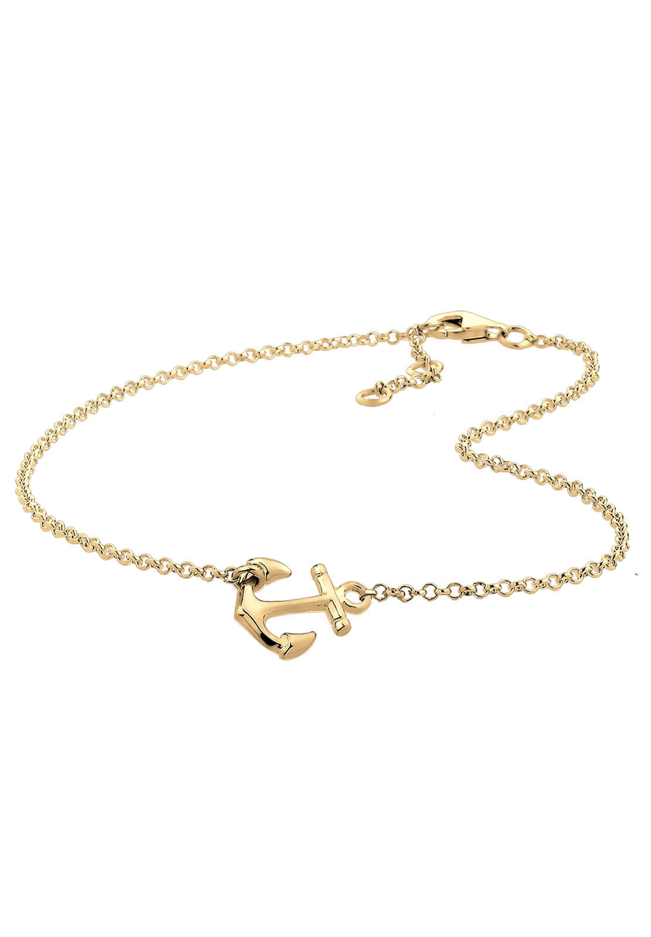 Bijoux de pied 'Anker' ELLI en or : devant