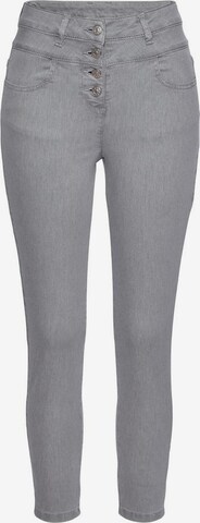 LASCANA Skinny Jeans in Grau: predná strana