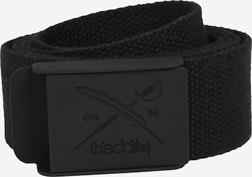 Iriedaily Belt in Black: front