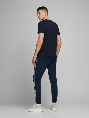 JACK & JONES Regularny krój Koszulka w kolorze niebieski