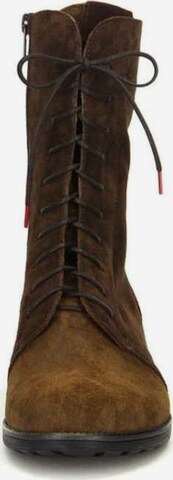 THINK! Lace-Up Ankle Boots in Brown