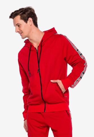 CIPO & BAXX Sweatjacke in Rot