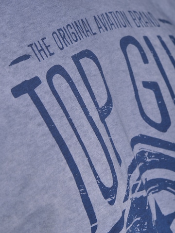 TOP GUN T-Shirt 'Growl' in Blau