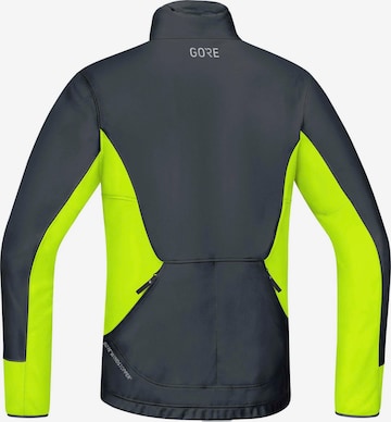 GORE WEAR Fahrradjacke 'C5 GORE® WINDSTOPPER® Thermo Trail Jacke' in Gelb