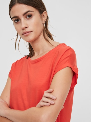 VERO MODA Shirt 'VMAva' in Rood