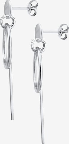 Boucles d'oreilles 'Geo' ELLI en argent