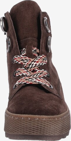 GABOR Lace-Up Ankle Boots in Brown