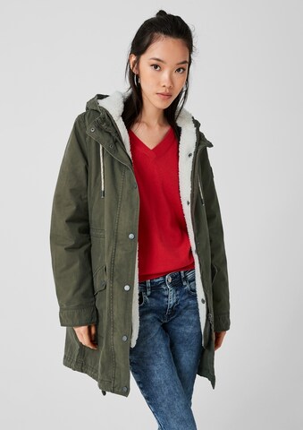 Parka d’hiver QS en vert : devant