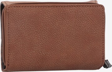 TOM TAILOR Wallet 'Elin' in Brown