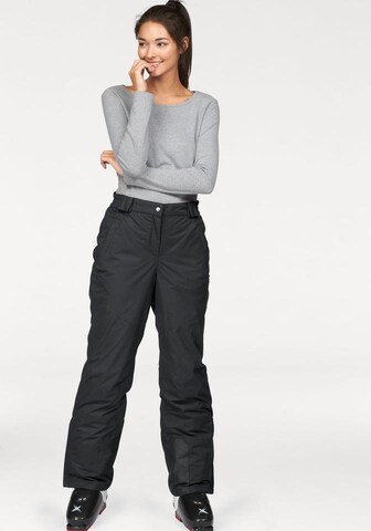 EASTWIND Regular Workout Pants in Black: front