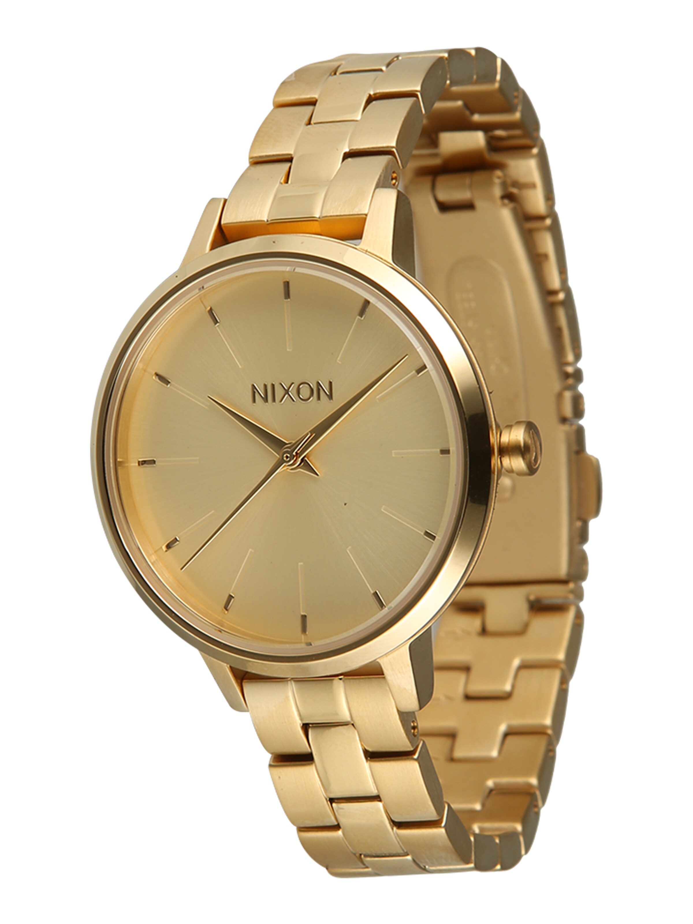 Nixon - Analoog horloge 'Medium Kensington' in de kleur Goud