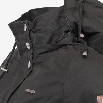 MARIKOO Between-seasons parka 'Nyokoo' in Black