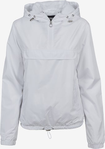 Veste mi-saison Urban Classics en blanc : devant