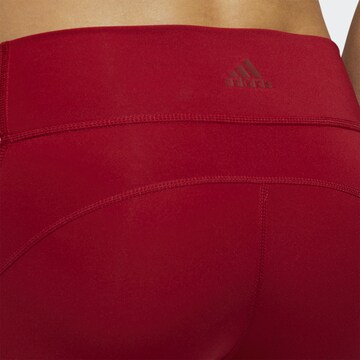 ADIDAS SPORTSWEAR Skinny Leggings 'Believe This' in Rot