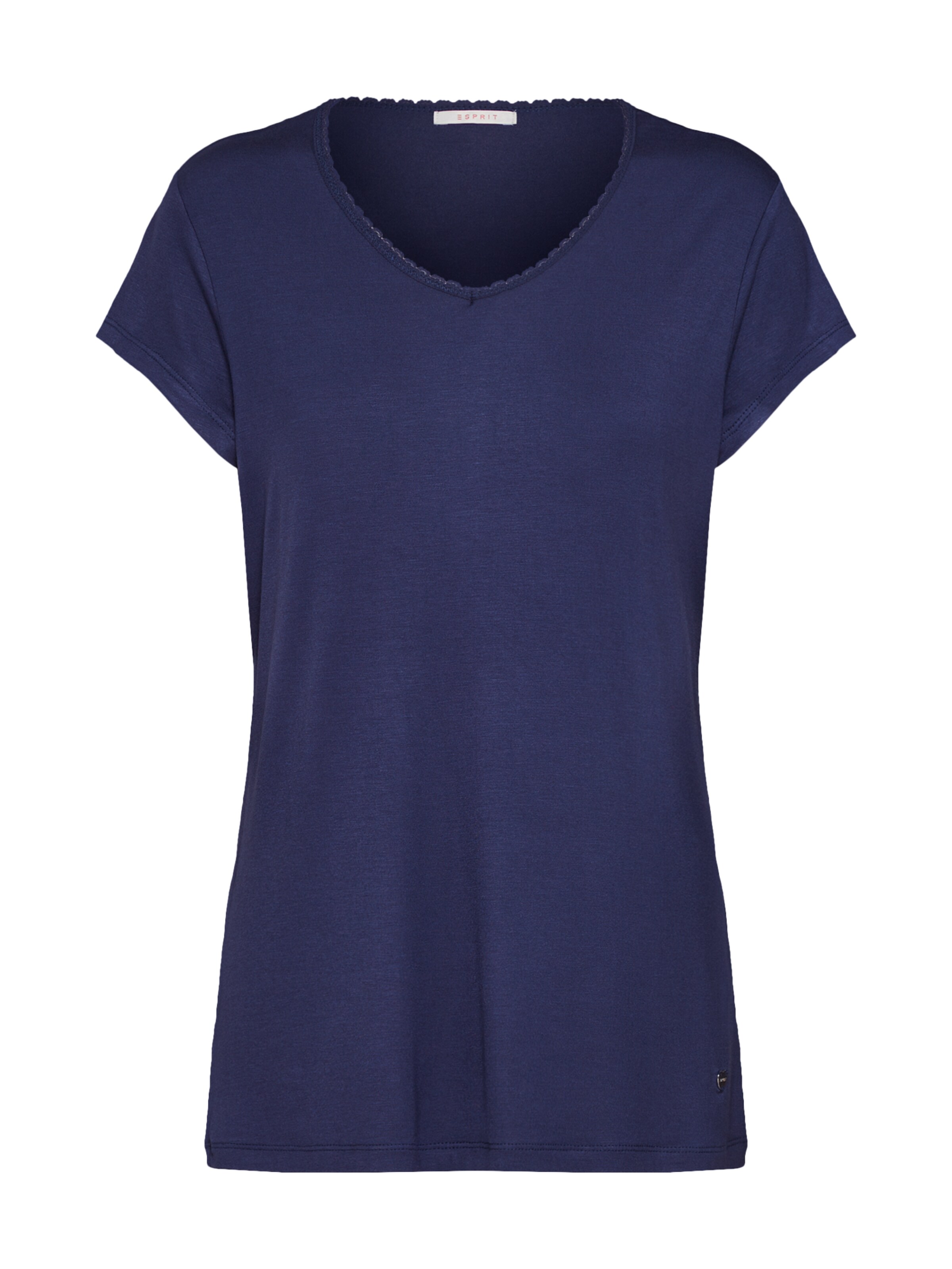 ESPRIT - Slaapshirt 'AMY CAS NW' in de kleur Navy