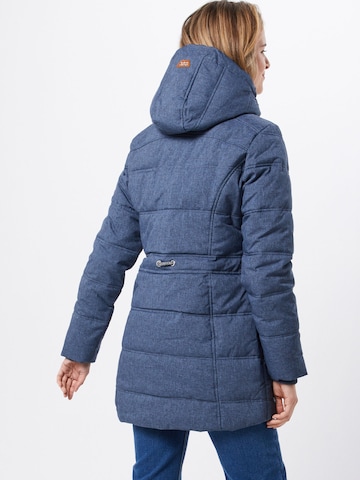 Ragwear Zimní bunda 'Ashani' – modrá: zadní strana