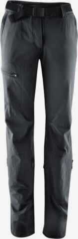 Maier Sports Regular Outdoor Pants 'Da-Hose roll up el. - Lulaka' in Grey: front
