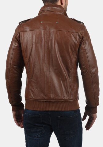 !Solid Lederjacke Camash in Braun