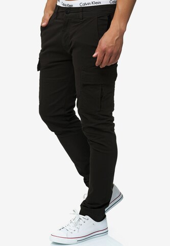 INDICODE JEANS Slim fit Cargo Pants 'Mathews ' in Brown