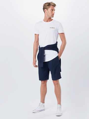 Coupe regular T-Shirt TOM TAILOR DENIM en blanc
