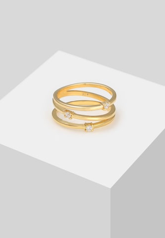 ELLI Ring Spirale, Wickelring in Gold